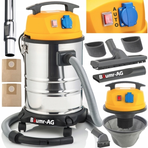 Stark industridammsugare 3 i 1 2300V + Tillbehör